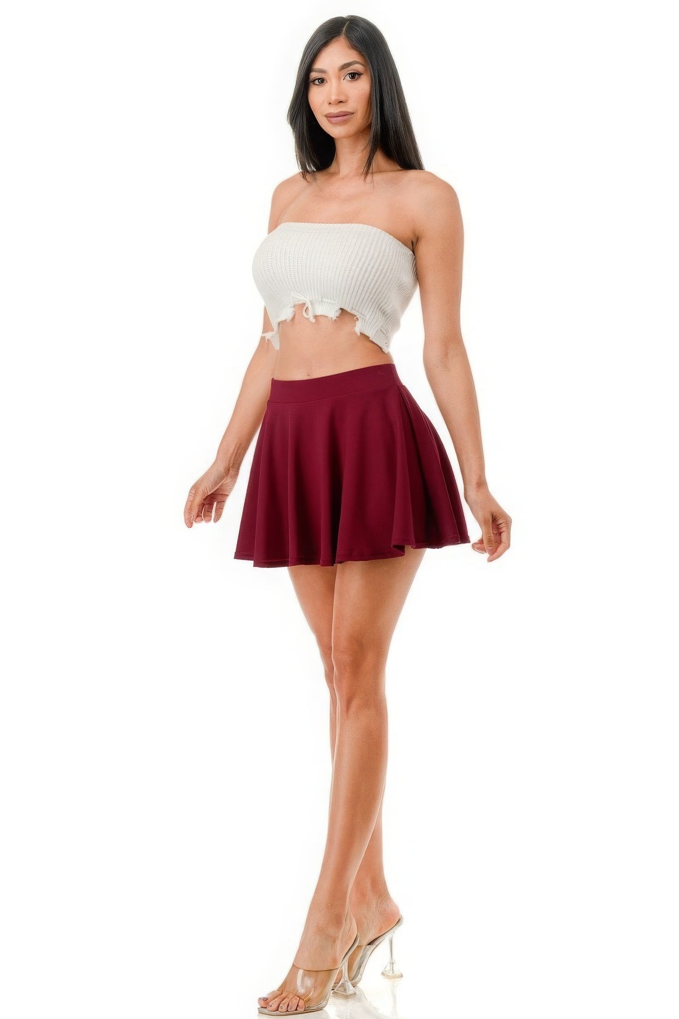 Pleated Mini Skort